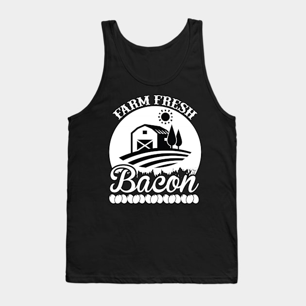 Farm Fresh Bacon T Shirt For Women Men Tank Top by Pretr=ty